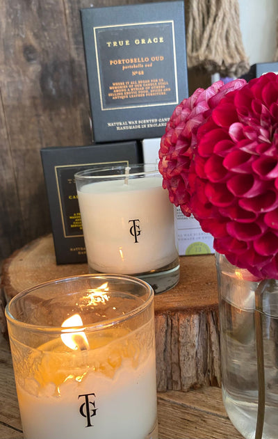 Scented candles from True Grace