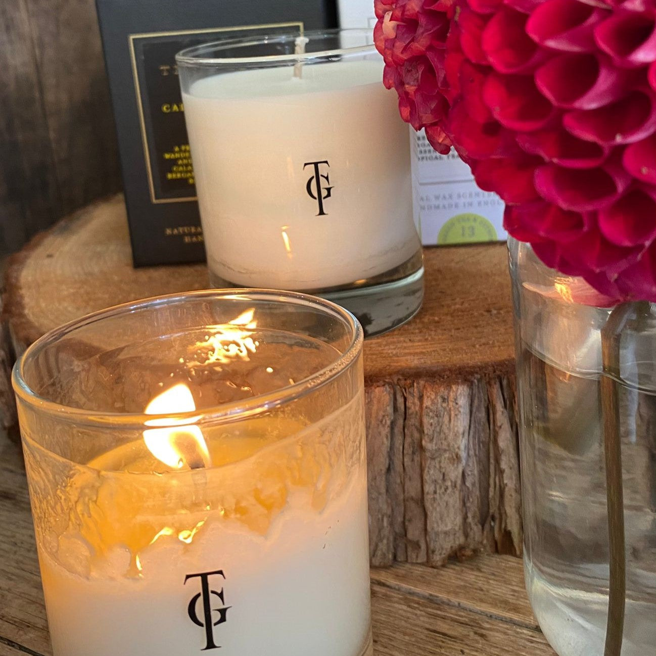 Scented candles from True Grace